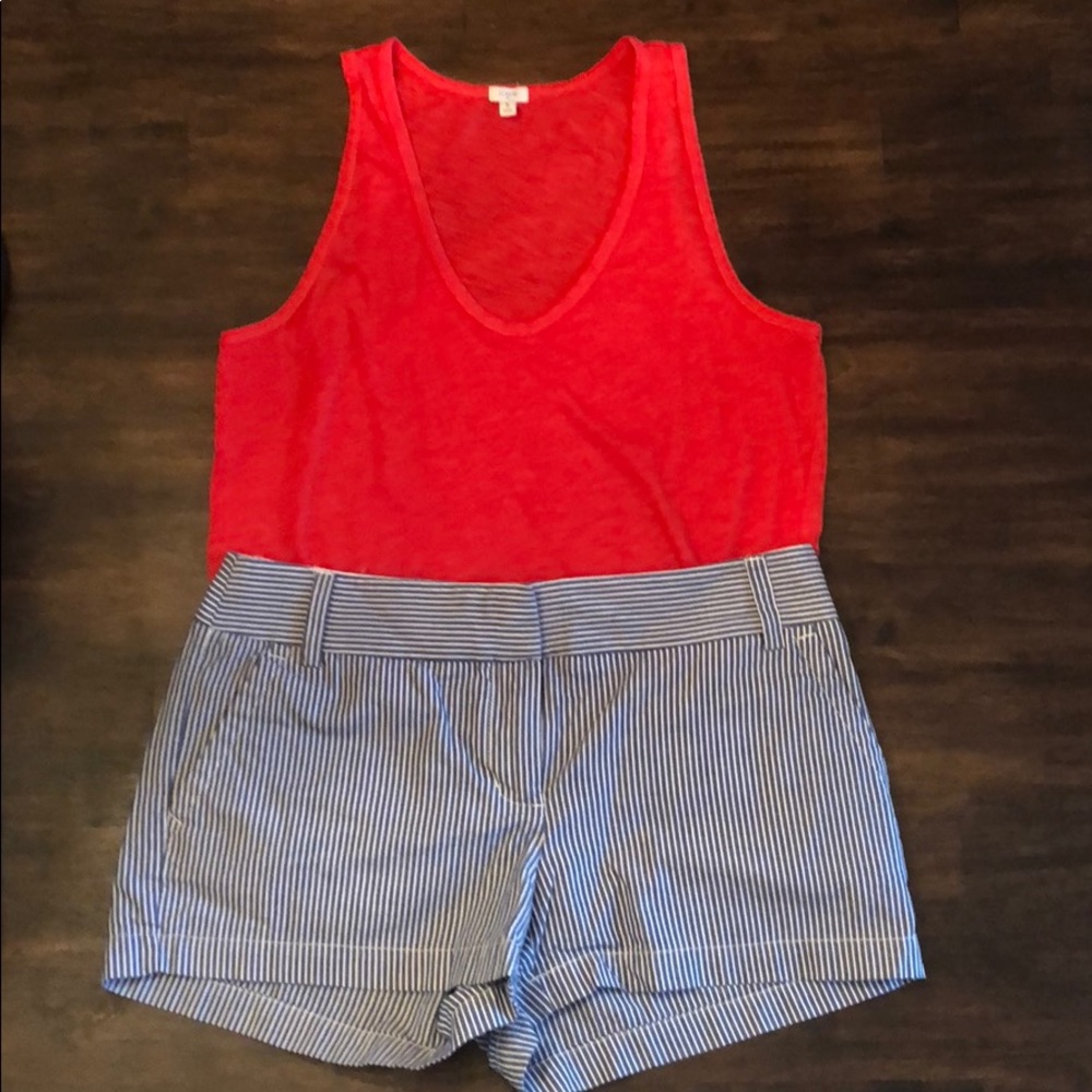 JCrew Factory Red Tank Top